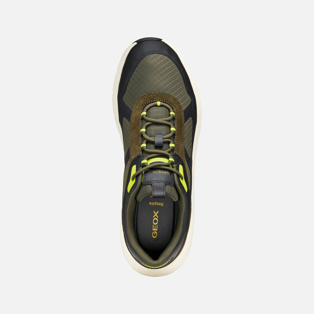 Low top sneakers SPHERICA ECUB-5 MAN Military/Black - image number 5 | GEOX