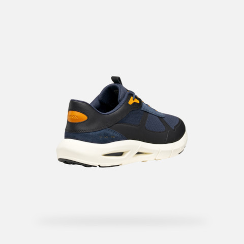 Low top sneakers SPHERICA ECUB-5 MAN Dark Avio/Black - image number 4 | GEOX