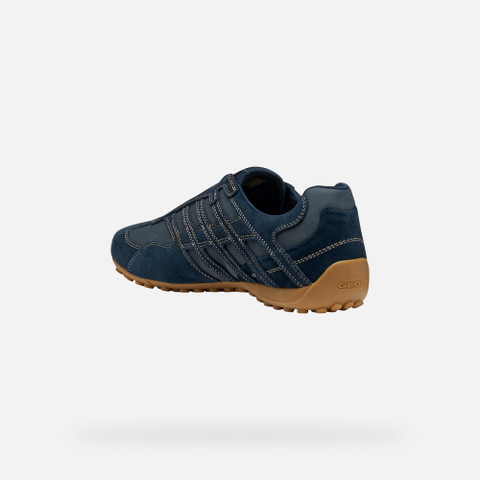 Laceless sneakers SNAKE ORIGINAL MAN Navy - image number 3 | GEOX