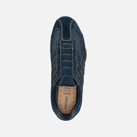 Laceless sneakers SNAKE ORIGINAL MAN Navy - image number 5 | GEOX