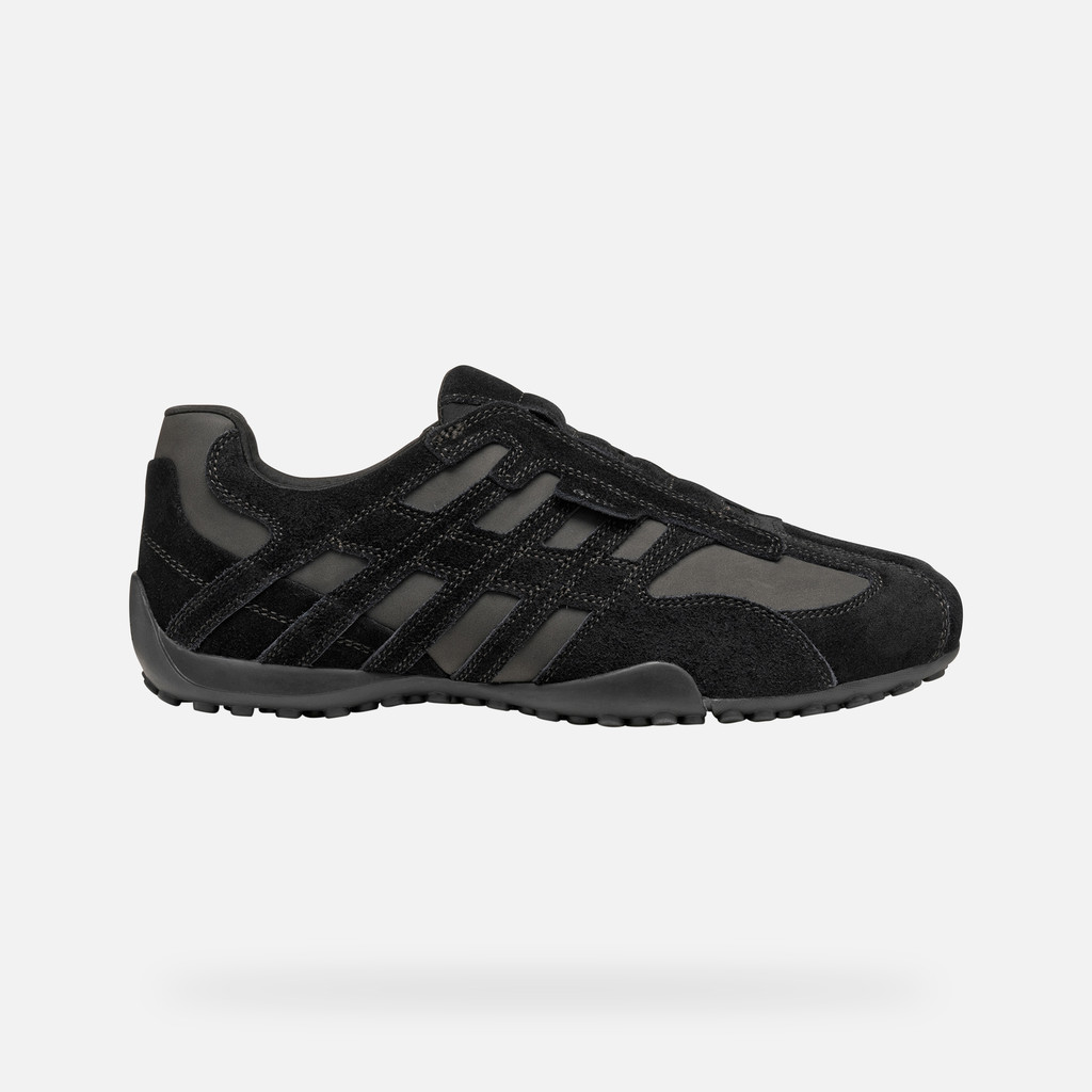 Laceless sneakers SNAKE ORIGINAL MAN Black - image number 1 | GEOX