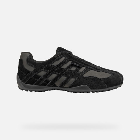 Laceless sneakers SNAKE ORIGINAL MAN Black - image number 1 | GEOX