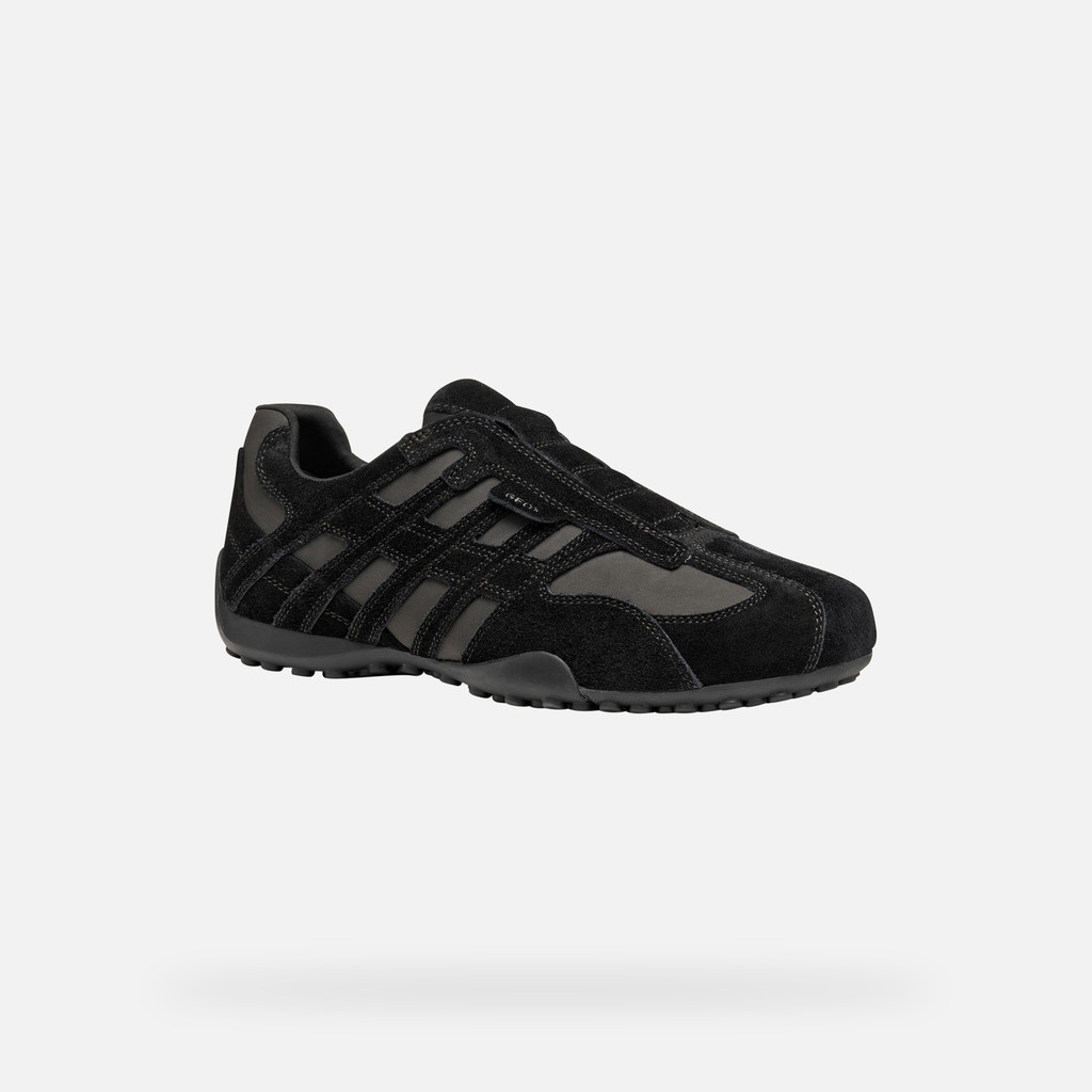 Laceless sneakers SNAKE ORIGINAL MAN Black - image number 2 | GEOX