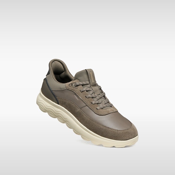 Chaussures slip in SPHERICA PLUS HOMME Taupe | GEOX