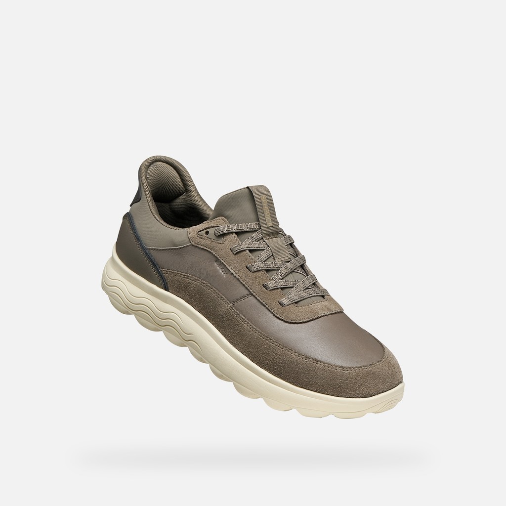 Scarpe slip in SPHERICA PLUS UOMO Taupe - image number 4 | GEOX