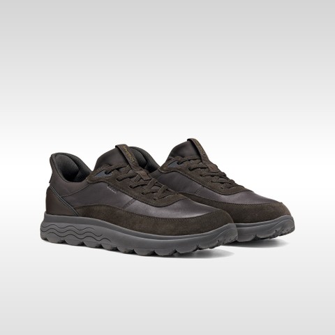 Slip-on shoes SPHERICA PLUS MAN Dark Brown - image number 1 | GEOX
