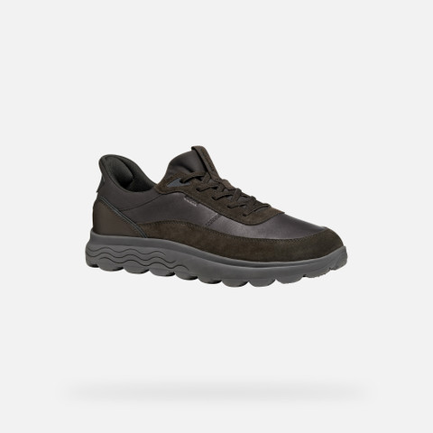Laceless sneakers SPHERICA PLUS MAN Dark Brown - image number 2 | GEOX