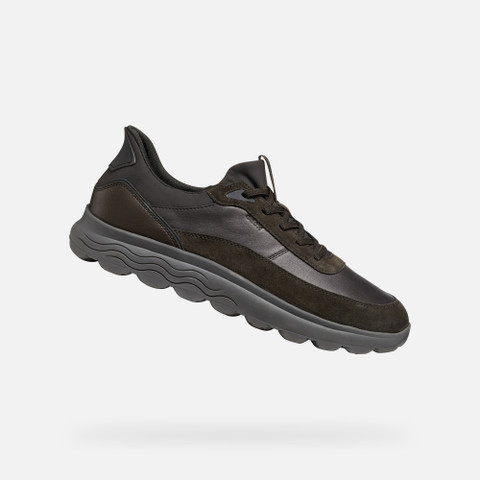 Laceless sneakers SPHERICA PLUS MAN Dark Brown - image number 0 | GEOX