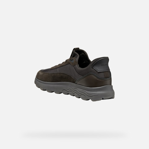 Laceless sneakers SPHERICA PLUS MAN Dark Brown - image number 3 | GEOX