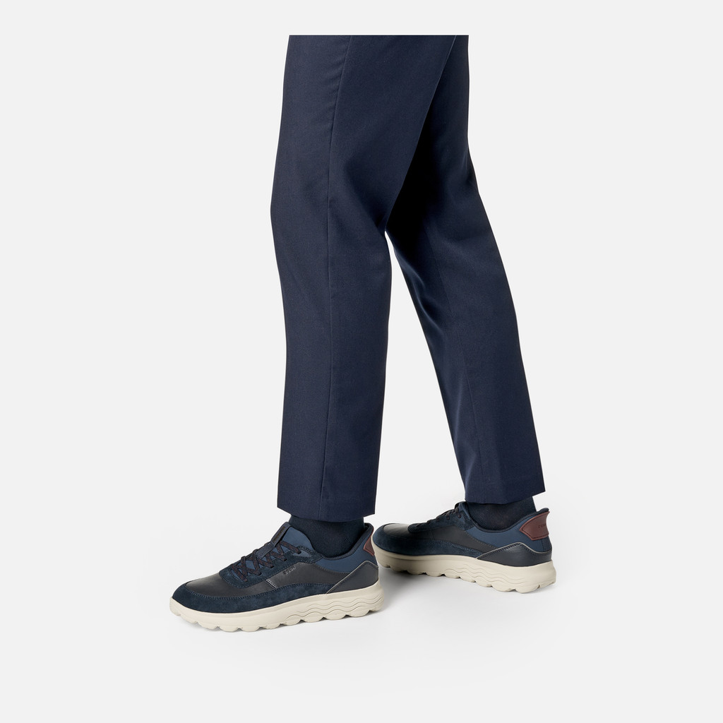 Slip in sneakers SPHERICA PLUS MAN Navy/Dark Avio - image number 2 | GEOX