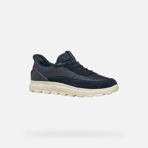 Laceless sneakers SPHERICA PLUS MAN Navy/Dark Avio - image number 2 | GEOX