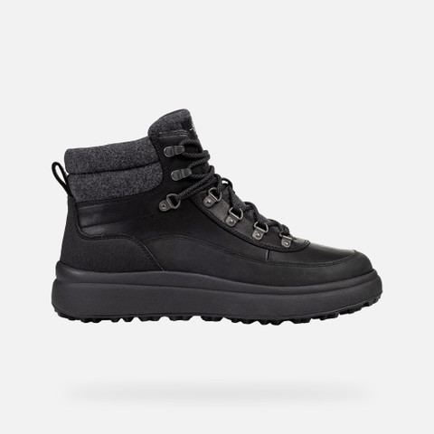 Winter boots GRANITO + GRIP MAN Black/Charcoal - image number 1 | GEOX
