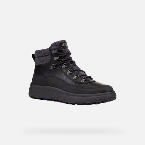 Winter boots GRANITO + GRIP MAN Black/Charcoal - image number 2 | GEOX