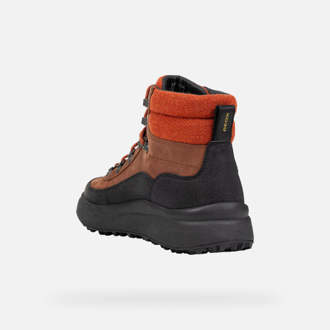 Winter boots GRANITO + GRIP MAN Rust/Black - image number 3 | GEOX