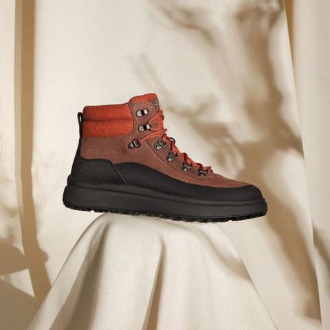 Winter boots GRANITO + GRIP MAN Rust/Black - image number 8 | GEOX