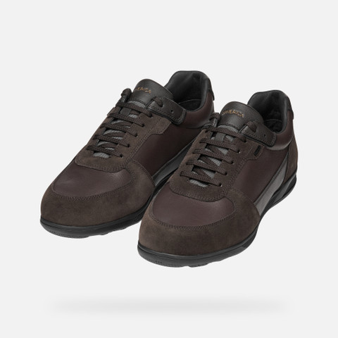 Waterproof trainers SPHERICA ACTIF X3 ABX MAN Dark Coffee - image number 8 | GEOX