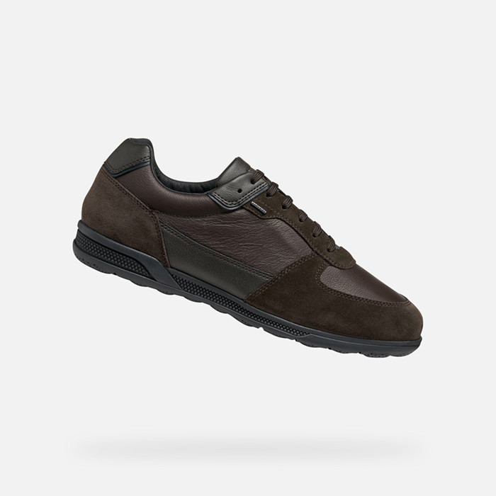 Sneakers imperméables SPHERICA ACTIF X3 ABX HOMME Brun foncé | GEOX