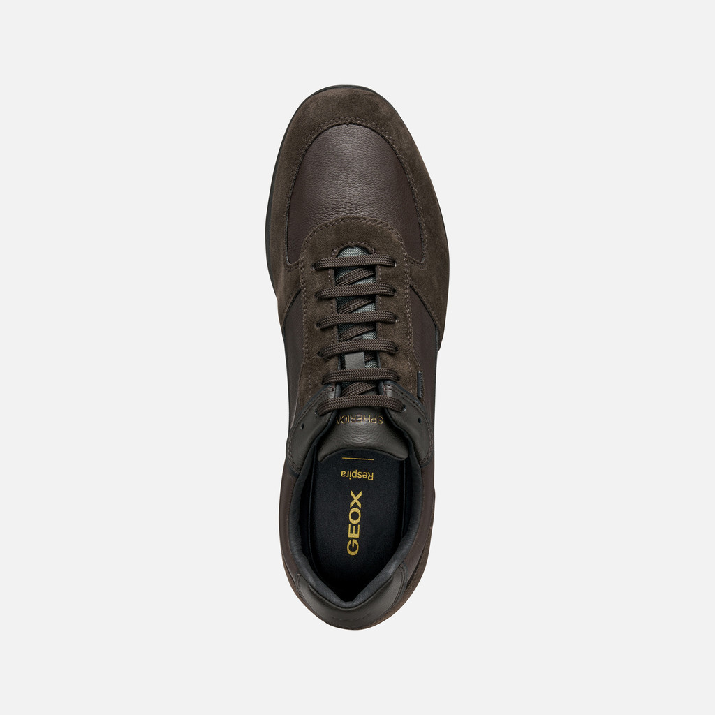 Waterproof trainers SPHERICA ACTIF X3 ABX MAN Dark Coffee - image number 6 | GEOX