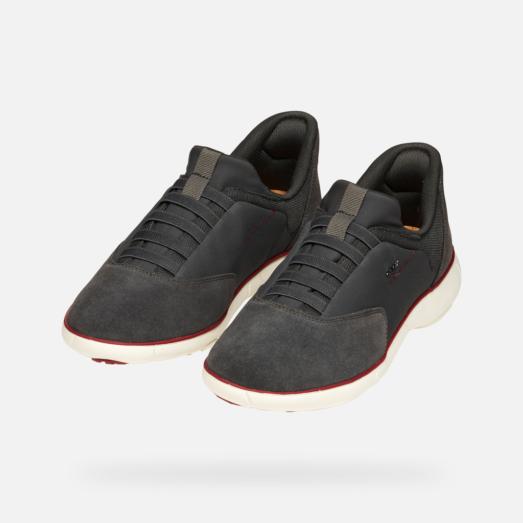 Slip in sneakers NEBULA 2.0 PLUS MAN Graphite - image number 8 | GEOX