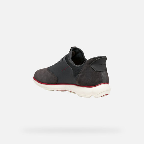 Laceless sneakers NEBULA 2.0 PLUS MAN Graphite - image number 3 | GEOX