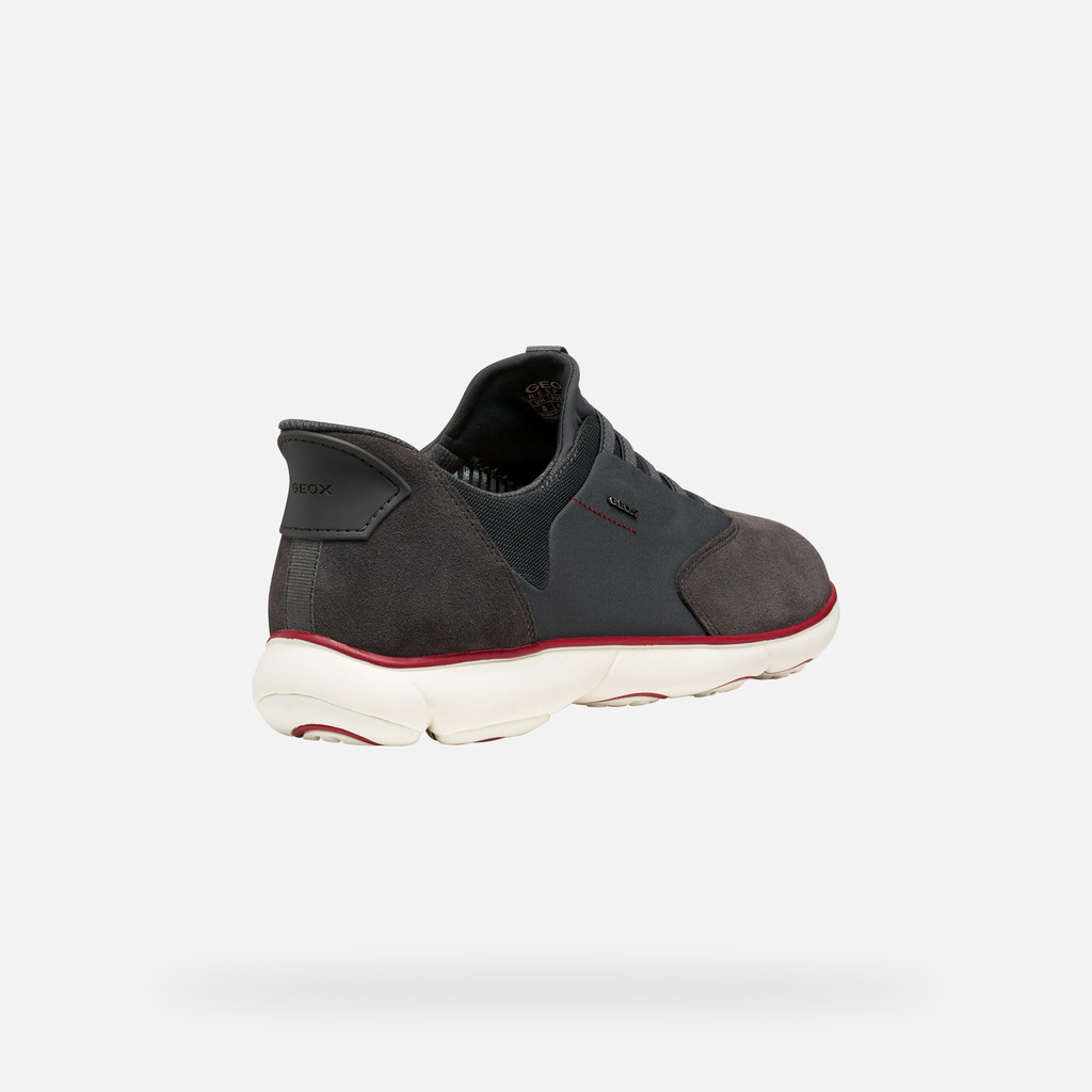 Laceless sneakers NEBULA 2.0 PLUS MAN Graphite - image number 4 | GEOX