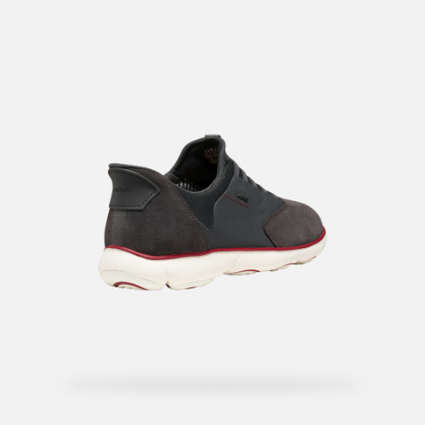 Laceless sneakers NEBULA 2.0 PLUS MAN Graphite - image number 4 | GEOX