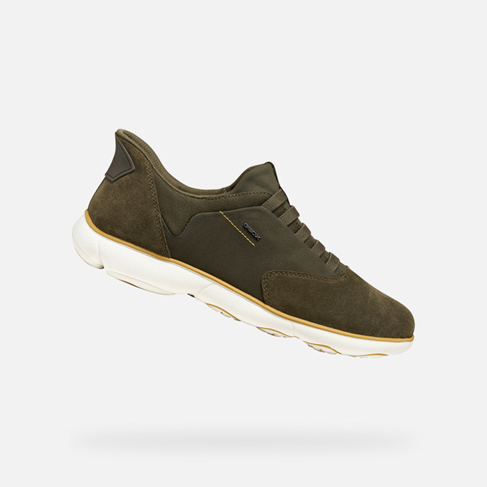 Laceless sneakers NEBULA 2.0 PLUS MAN Military | GEOX