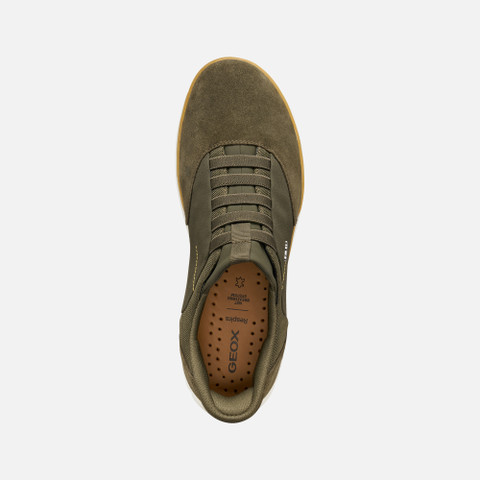 Laceless sneakers NEBULA 2.0 PLUS MAN Military - image number 5 | GEOX