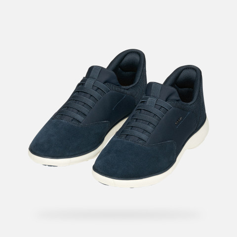 Slip in sneakers NEBULA 2.0 PLUS MAN Navy - image number 9 | GEOX