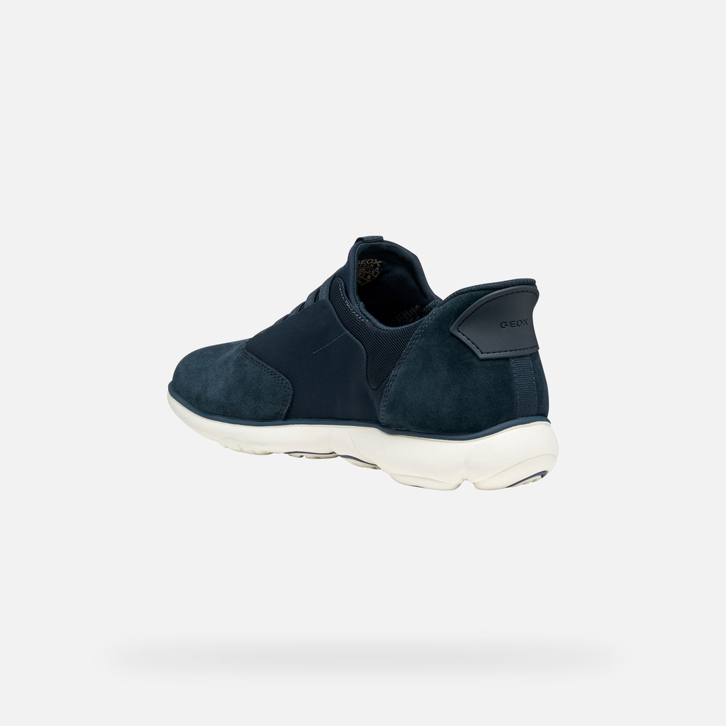Laceless sneakers NEBULA 2.0 PLUS MAN Navy - image number 3 | GEOX