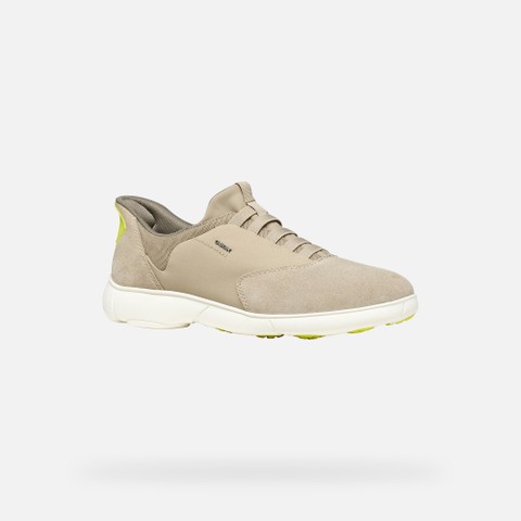 Slip in sneakers NEBULA 2.0 PLUS MAN Sand/Yellow - image number 2 | GEOX