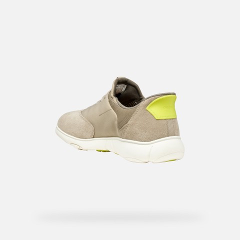 Slip in sneakers NEBULA 2.0 PLUS MAN Sand/Yellow - image number 3 | GEOX