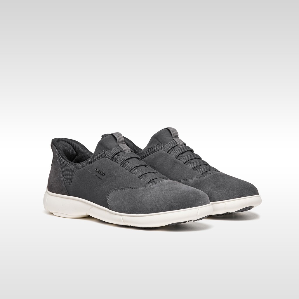 Slip-on shoes NEBULA 2.0 PLUS MAN Graphite - image number 7 | GEOX
