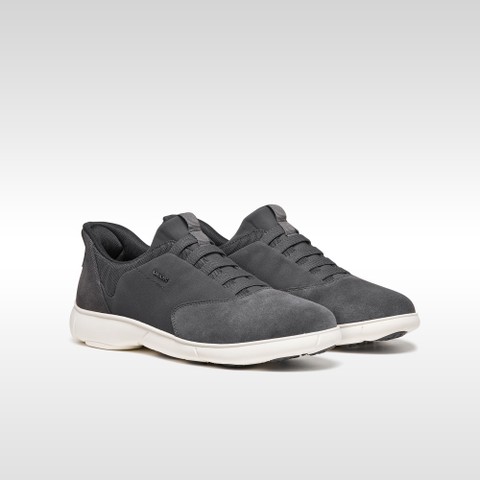 Slip-on shoes NEBULA 2.0 PLUS MAN Graphite - image number 7 | GEOX