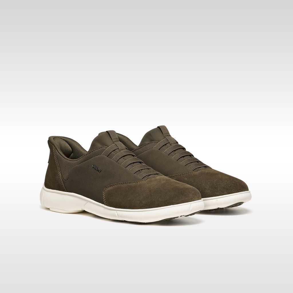 Slip-on shoes NEBULA 2.0 PLUS MAN Military - image number 7 | GEOX