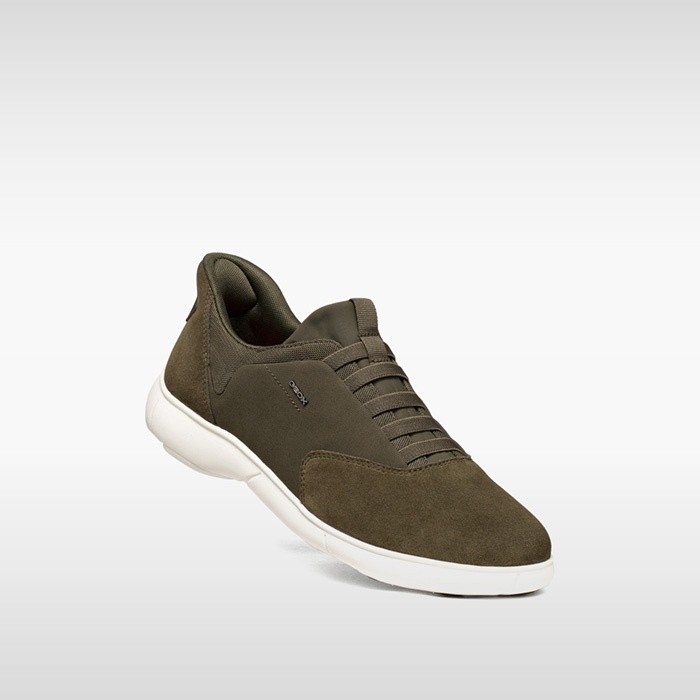 Sneaker slip in NEBULA 2.0 PLUS UOMO Verde militare | GEOX