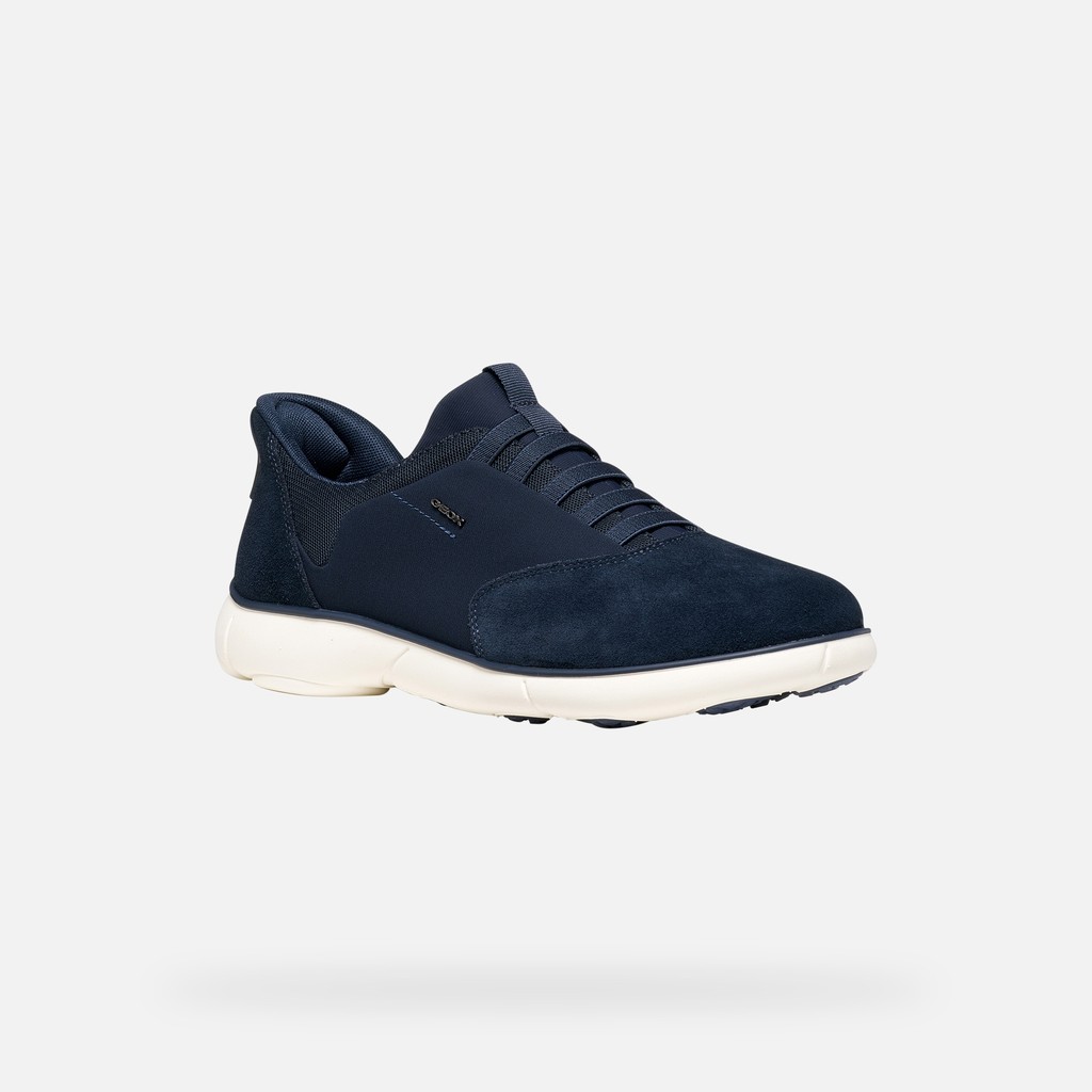 Chaussures slip in NEBULA 2.0 PLUS HOMME Bleu marine - image number 2 | GEOX