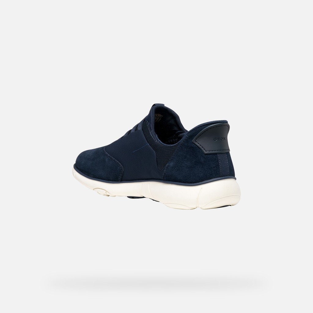 Chaussures slip in NEBULA 2.0 PLUS HOMME Bleu marine - image number 3 | GEOX