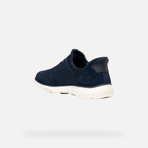 Chaussures slip in NEBULA 2.0 PLUS HOMME Bleu marine - image number 3 | GEOX