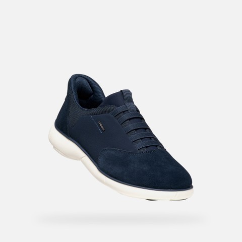 Chaussures slip in NEBULA 2.0 PLUS HOMME Bleu marine - image number 4 | GEOX