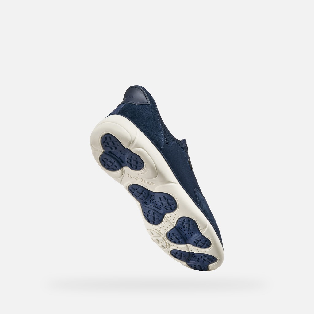 Sapatos slip in NEBULA 2.0 PLUS HOMEM Azul marinho - image number 8 | GEOX