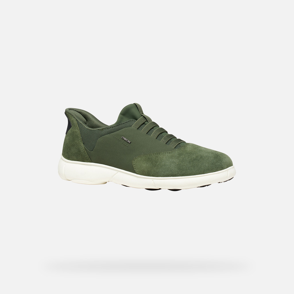 Baskets slip in NEBULA 2.0 PLUS HOMME Vert mousse/Noir - image number 2 | GEOX
