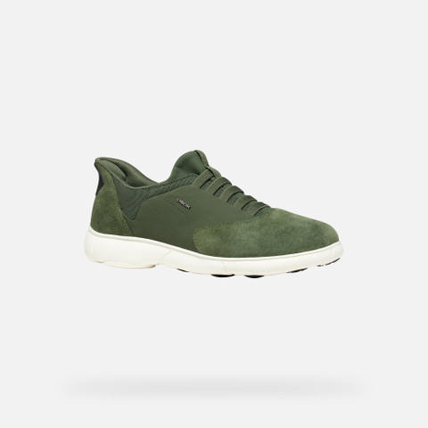 Baskets slip in NEBULA 2.0 PLUS HOMME Vert mousse/Noir - image number 2 | GEOX