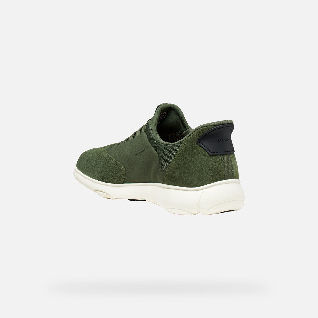 Baskets slip in NEBULA 2.0 PLUS HOMME Vert mousse/Noir - image number 3 | GEOX