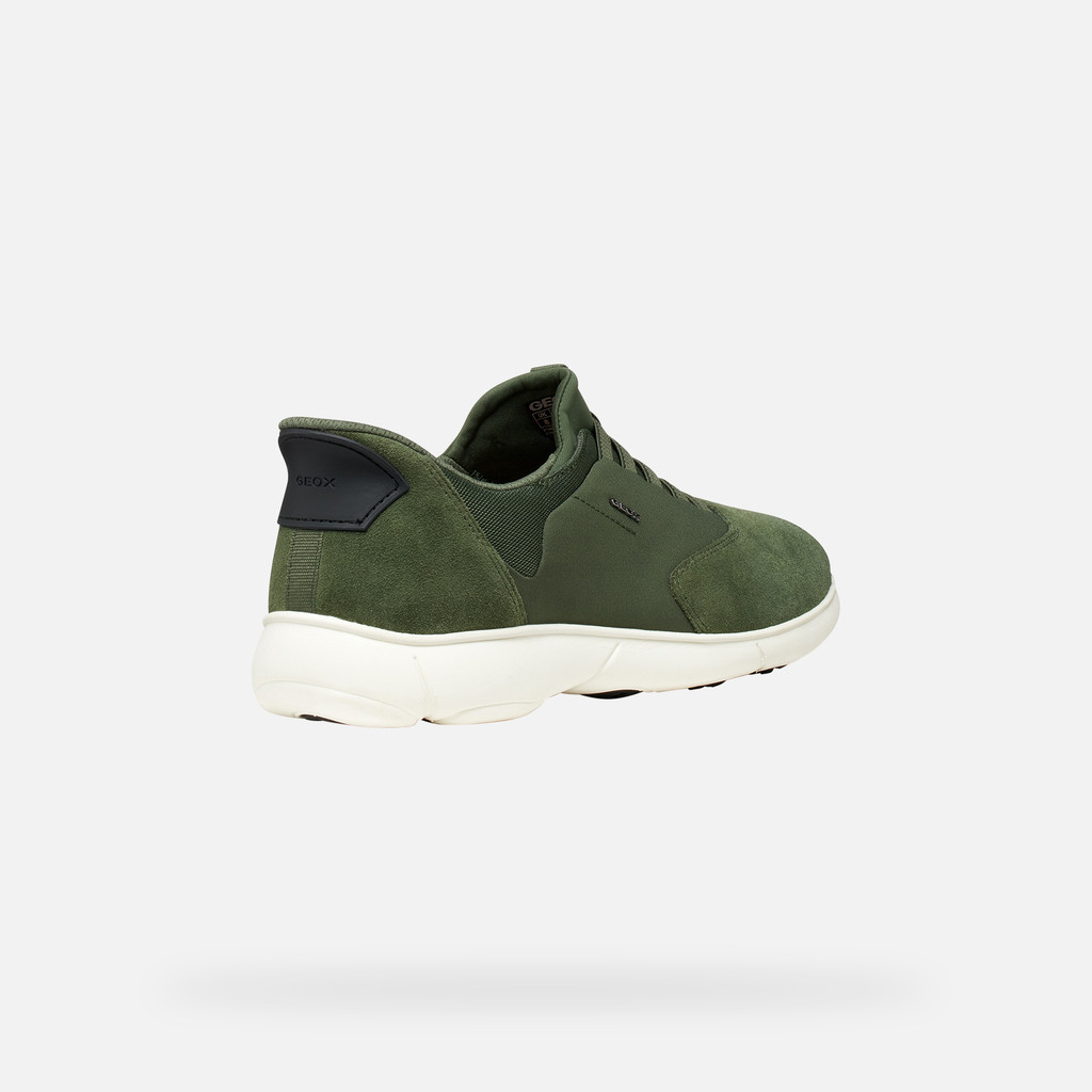 Baskets slip in NEBULA 2.0 PLUS HOMME Vert mousse/Noir - image number 4 | GEOX