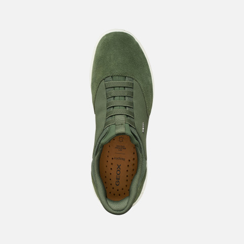 Baskets slip in NEBULA 2.0 PLUS HOMME Vert mousse/Noir - image number 5 | GEOX