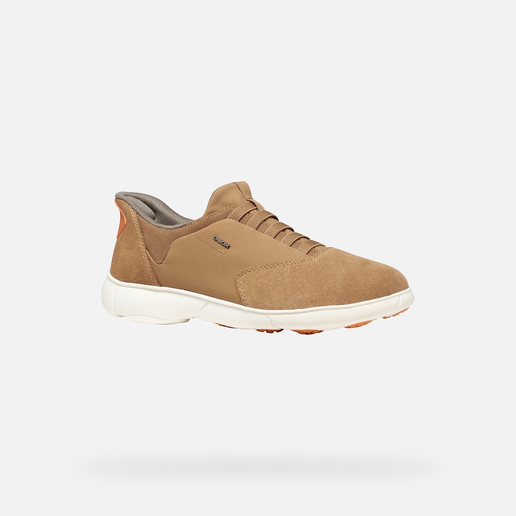 Slip in sneakers NEBULA 2.0 PLUS MAN Marrone/Arancione - image number 2 | GEOX