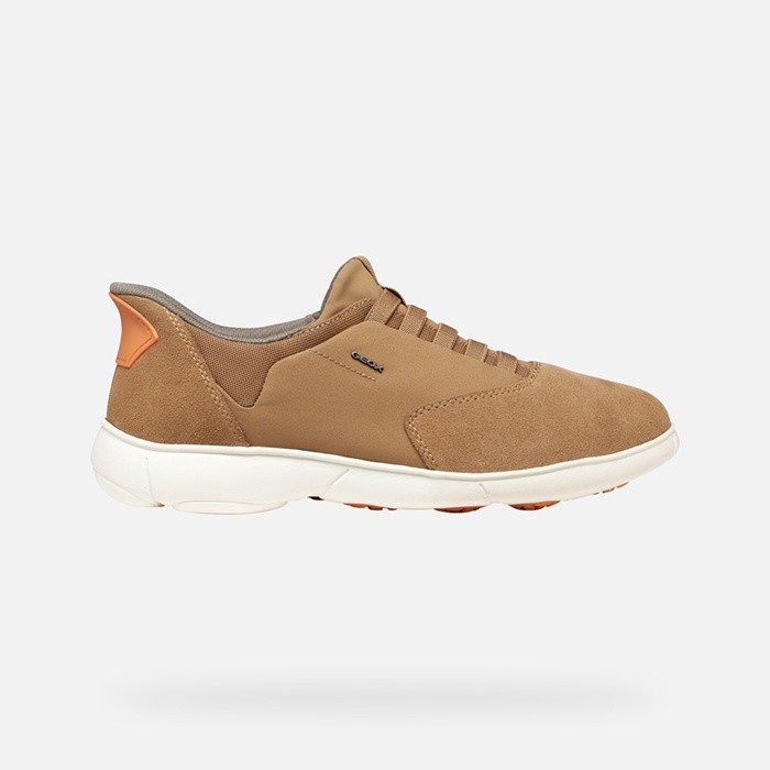 Slip in sneakers NEBULA 2.0 PLUS MAN Marrone/Arancione | GEOX