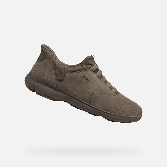 Laceless sneakers NEBULA 2.0 PLUS MAN Dove grey | GEOX