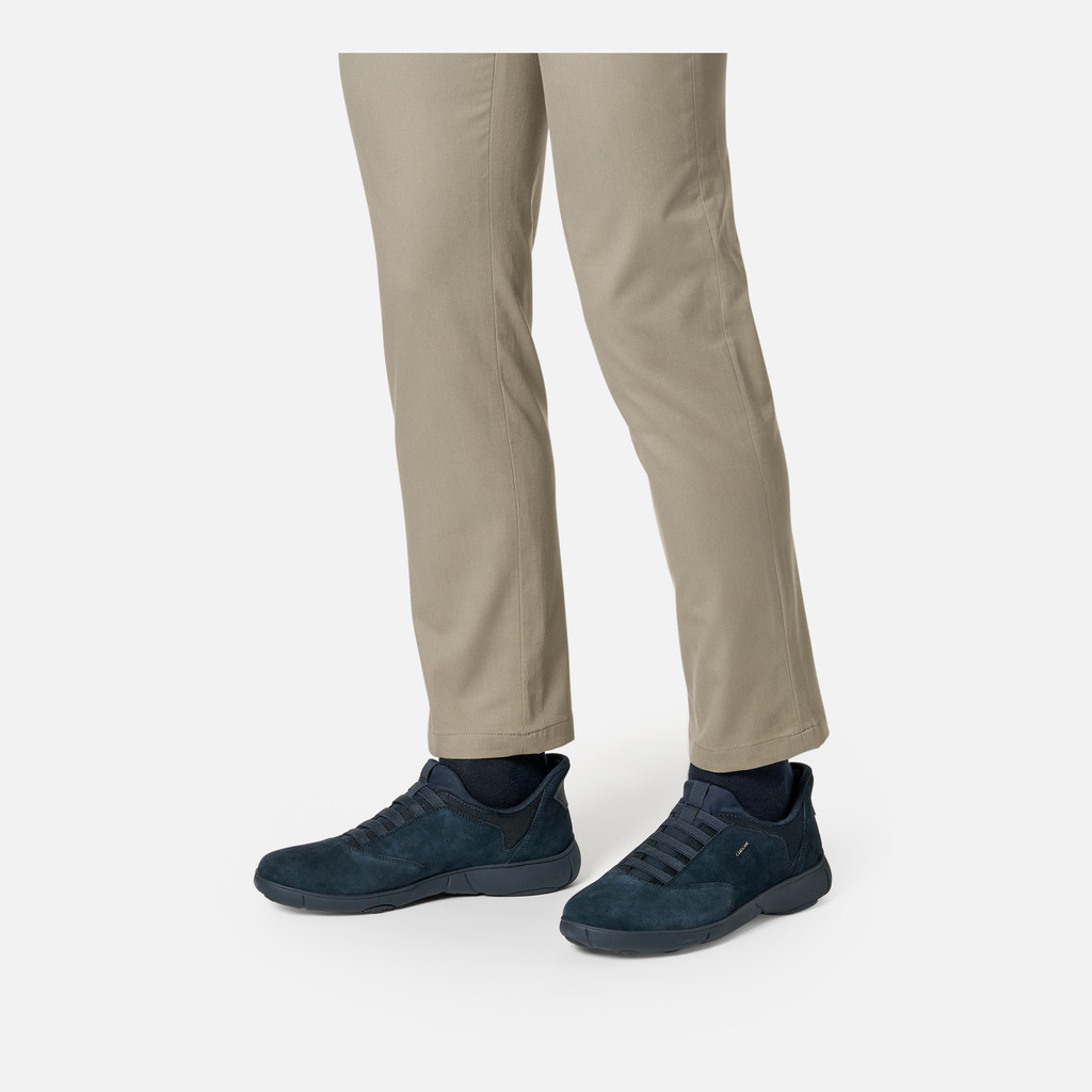 Slip in sneakers NEBULA 2.0 PLUS MAN Navy - image number 2 | GEOX